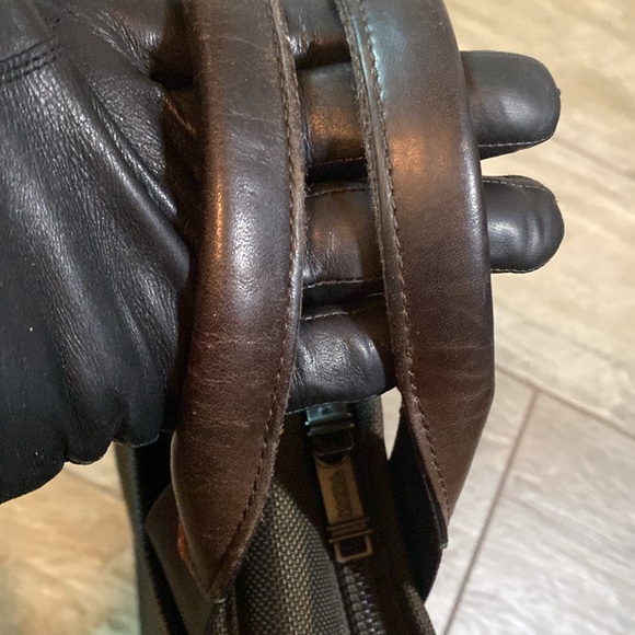 Tumi 2-way business bag briefcase organizer brief Brown - Picture 7 of 17